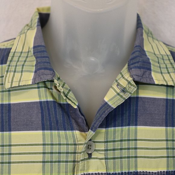 The North Face A5 Series Green Plaid Short-Sleeve Hiking Shirt Medium - Picture 5 of 13
